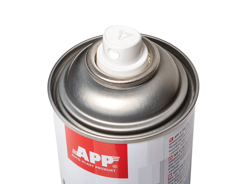 Preparat w sprayu do ochrony karoserii przed uderzeniami kamieni APP U200 UBS | 500 ml | szary